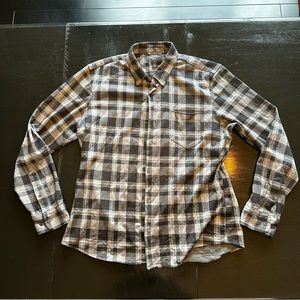 Nordstrom XL Super Soft Black and White Flannel Spring